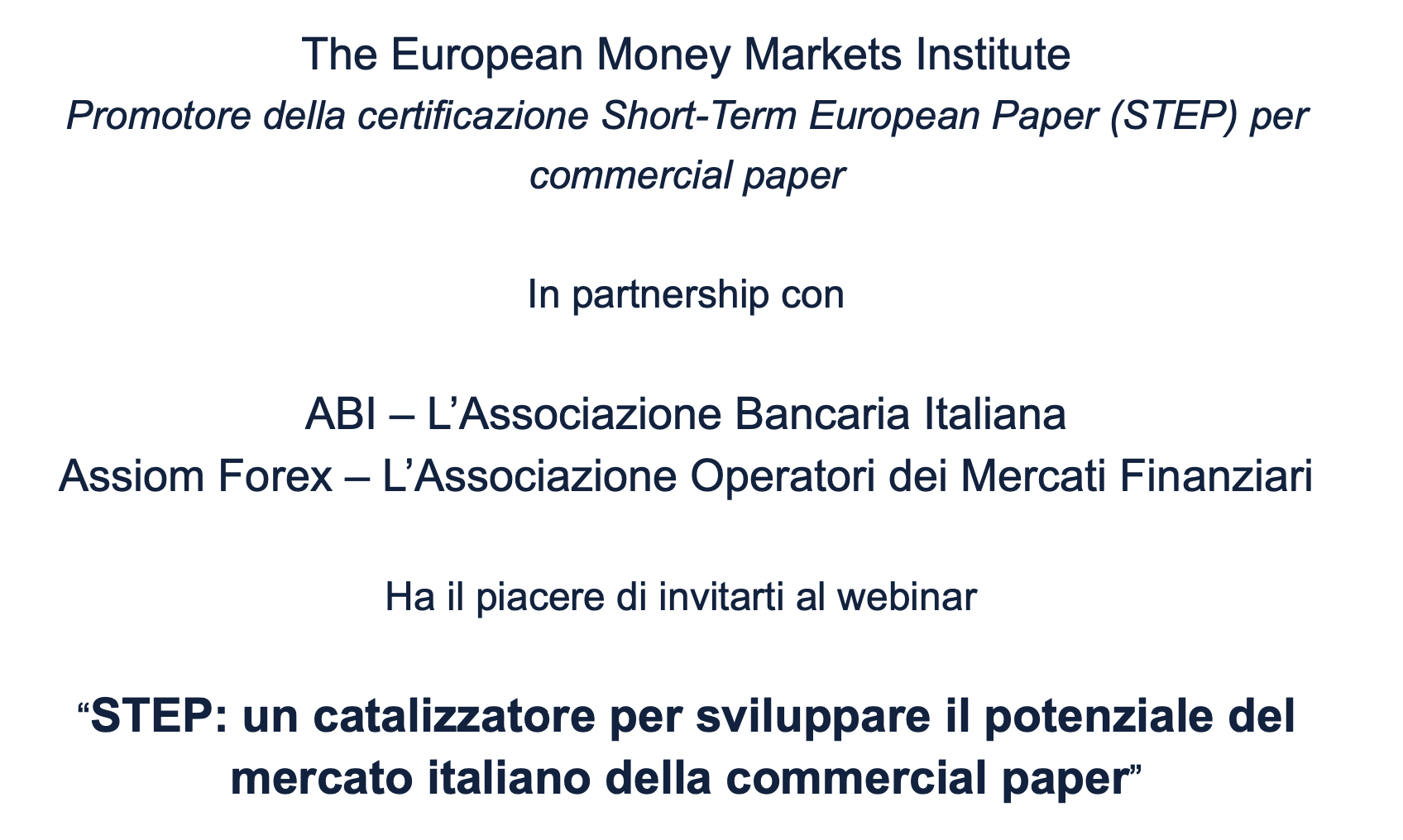 STEP: un catalizzatore per sviluppare il potenziale del mercato italiano della commercial paper